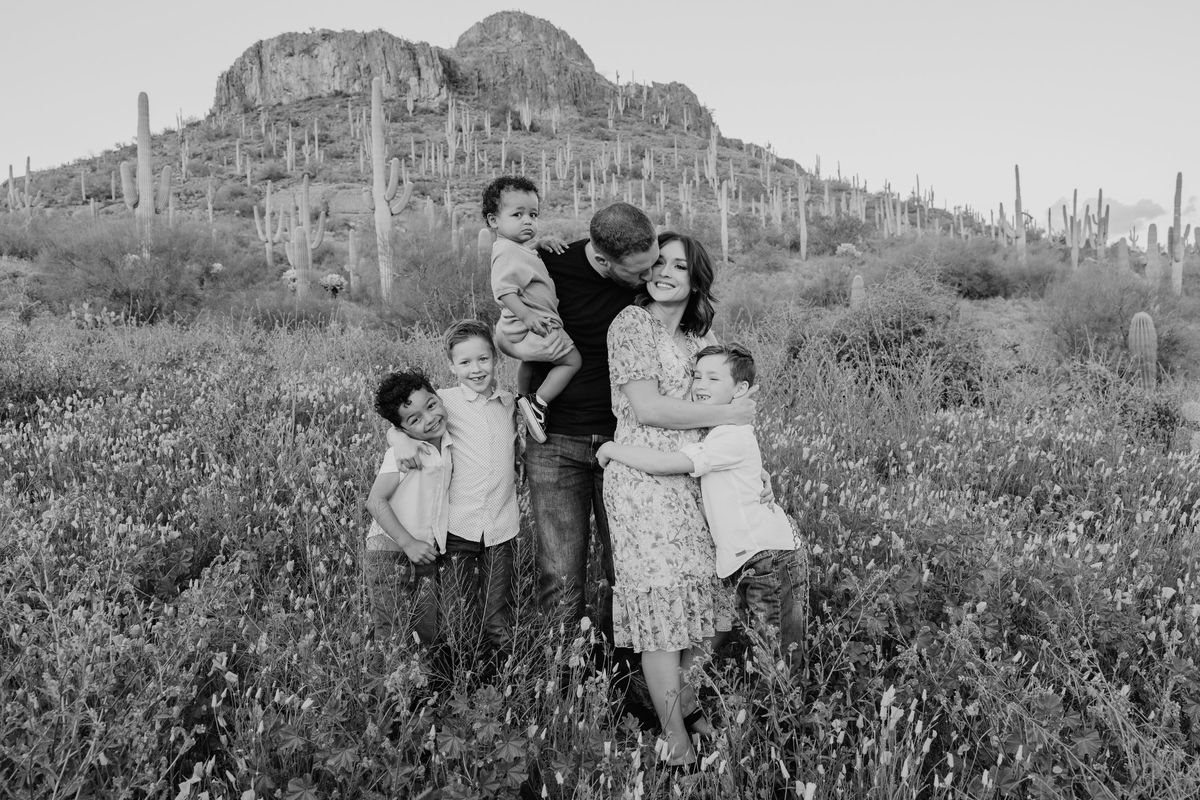 53 - Amber grew up in a troubled home, after finding joy reading the Book of Mormon she comes back to the church. She now volunteers with youth and loves being a foster parent.